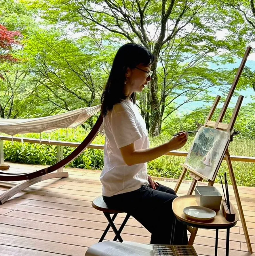 「絵なんて何年ぶり？」箱根・仙石原で感性を解き放つアート温泉旅